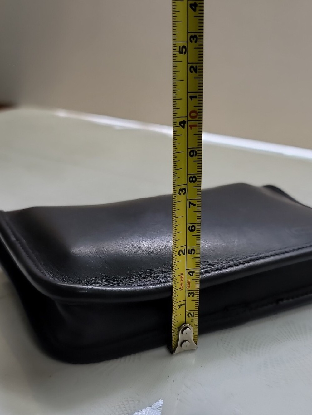 Coach Vintage  Black Leather Cosmetic Case Pouch. - Picture 11 of 14